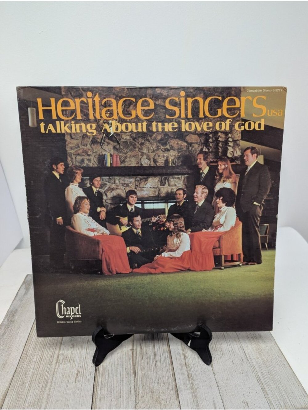 Heritage Singers USA, Taking About The Love Of God S-5219 Chapel Records Vinyl